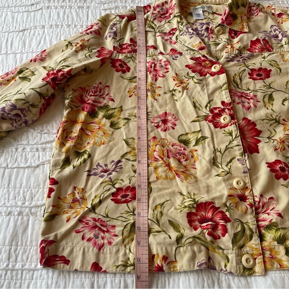 Coldwater Creek Floral Print Lightweight Jacket - Picture 3 of 8